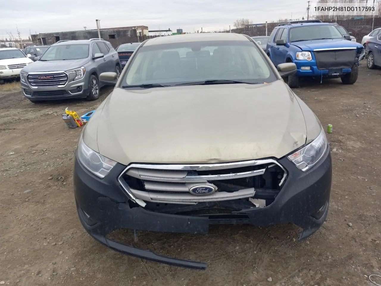 2013 Ford Taurus Sel VIN: 1FAHP2H81DG117593 Lot: 73604484