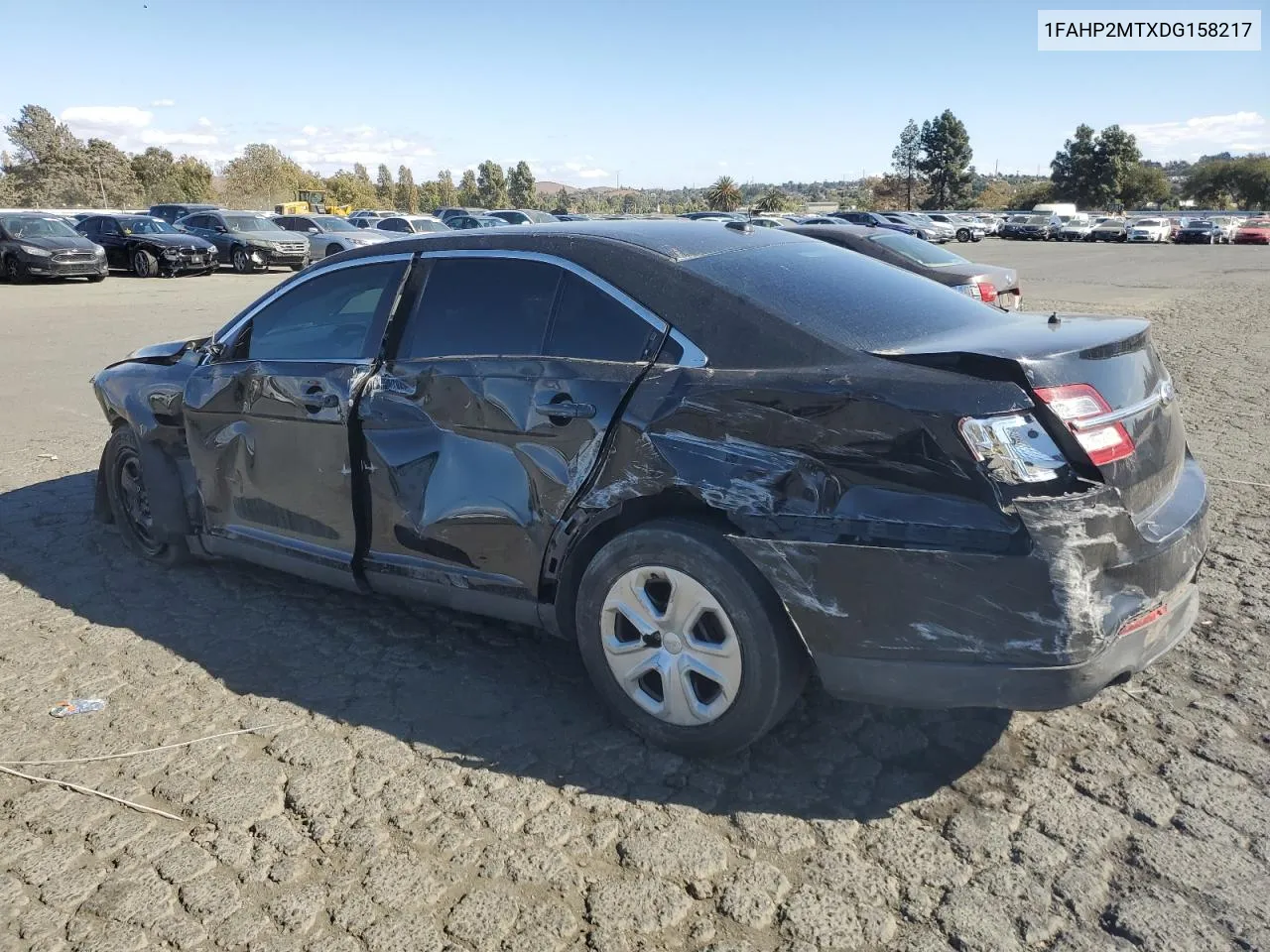 2013 Ford Taurus Police Interceptor VIN: 1FAHP2MTXDG158217 Lot: 75029224