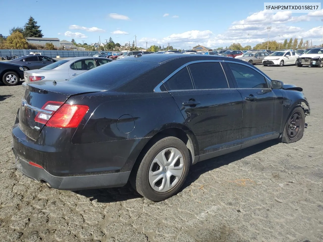 2013 Ford Taurus Police Interceptor VIN: 1FAHP2MTXDG158217 Lot: 75029224