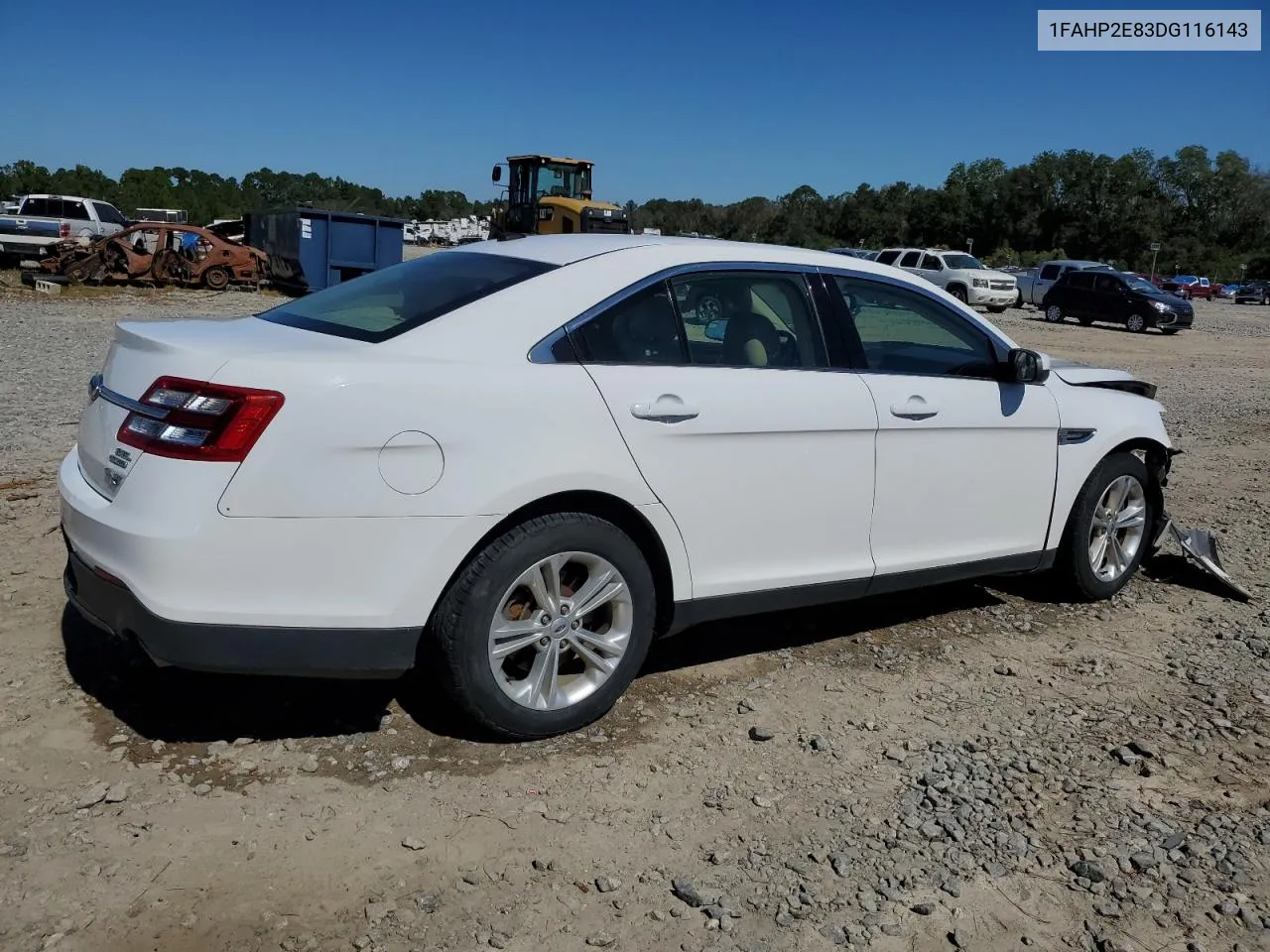 2013 Ford Taurus Sel VIN: 1FAHP2E83DG116143 Lot: 75177474