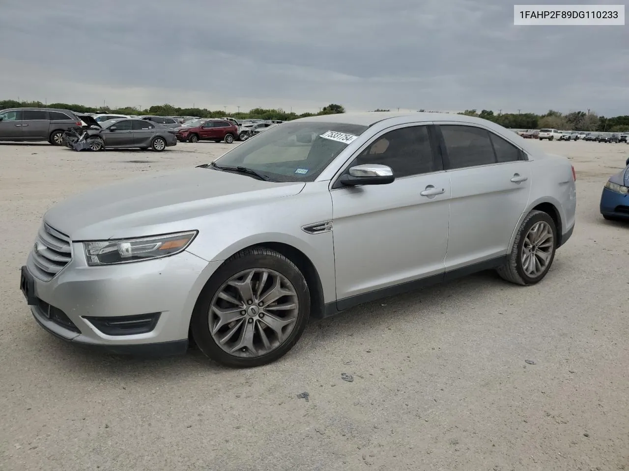 2013 Ford Taurus Limited VIN: 1FAHP2F89DG110233 Lot: 75331754