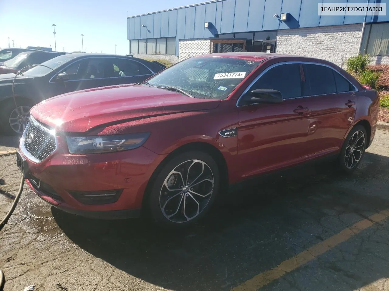 1FAHP2KT7DG116333 2013 Ford Taurus Sho