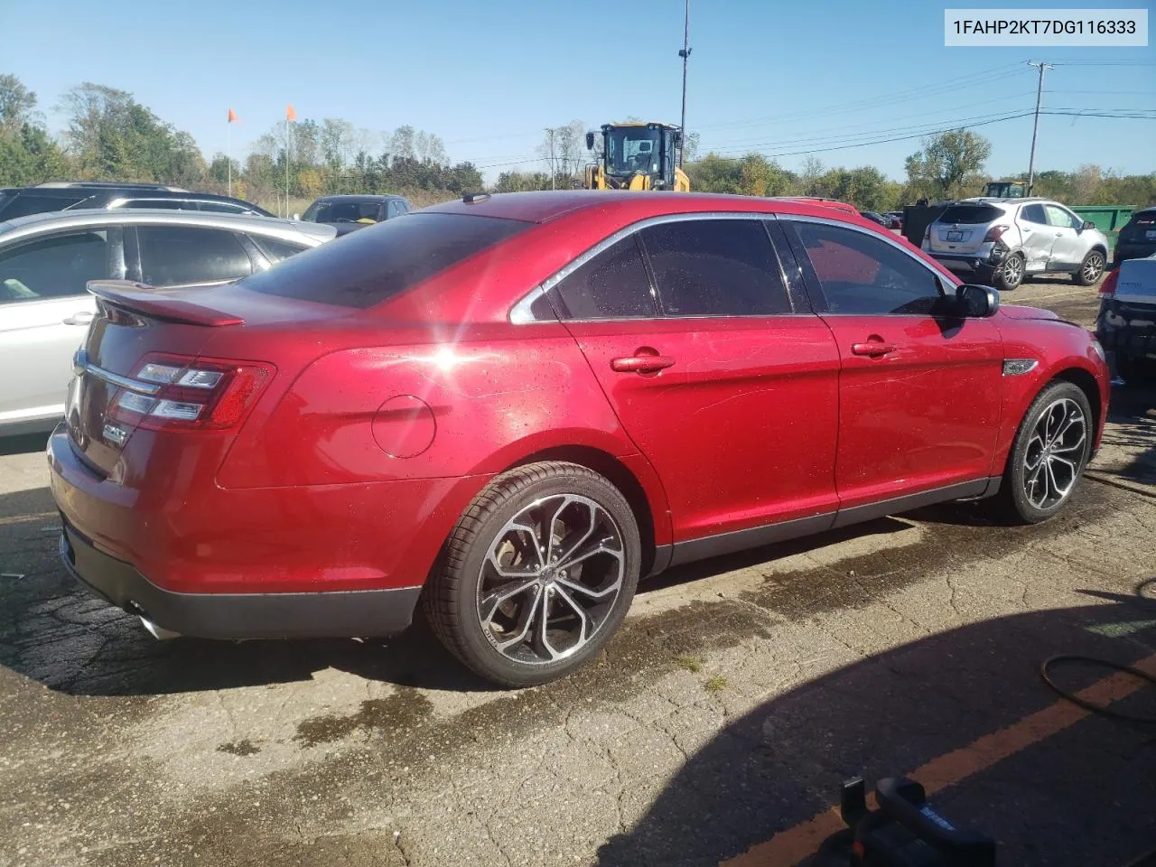 2013 Ford Taurus Sho VIN: 1FAHP2KT7DG116333 Lot: 75341774