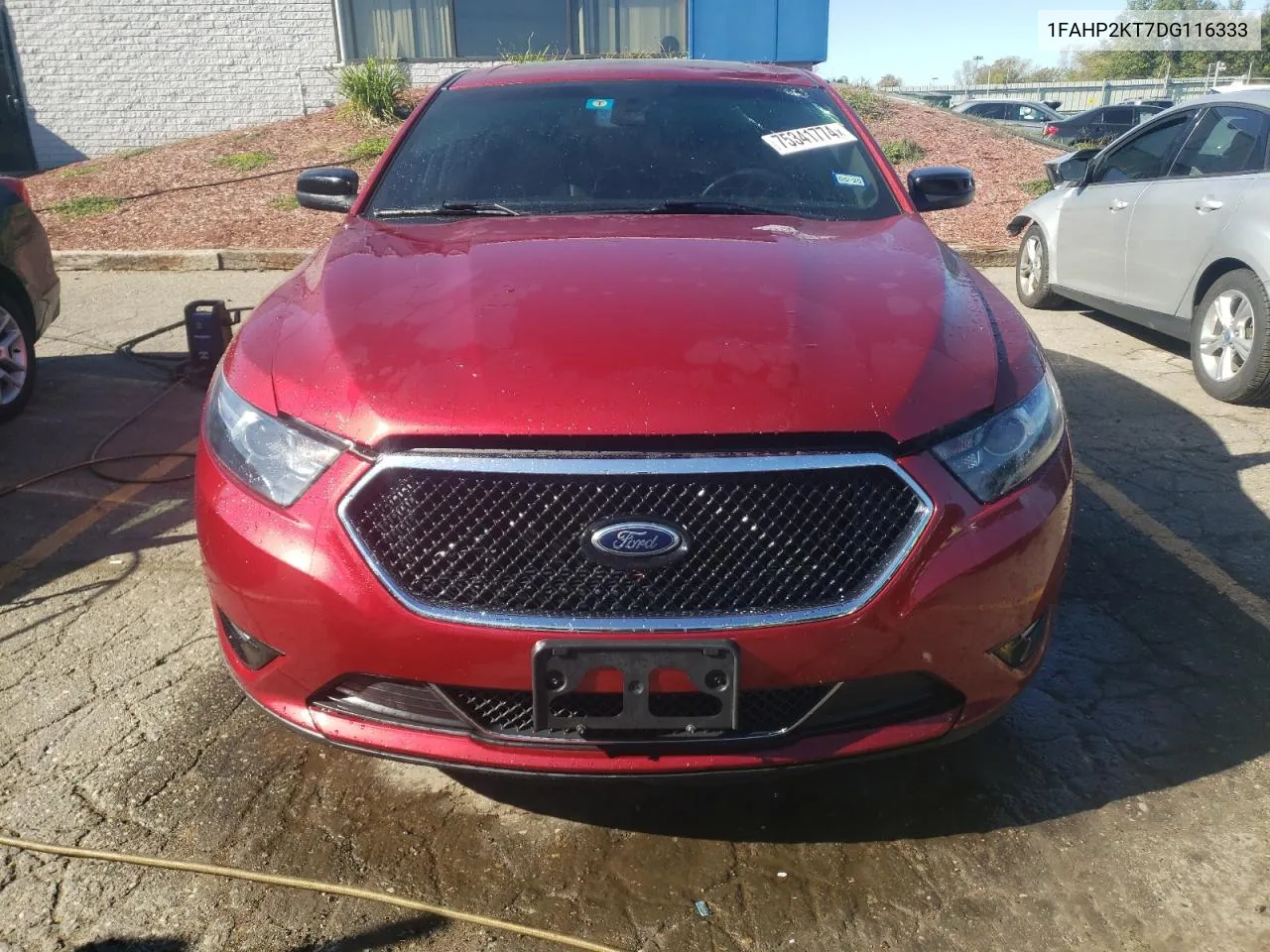 2013 Ford Taurus Sho VIN: 1FAHP2KT7DG116333 Lot: 75341774