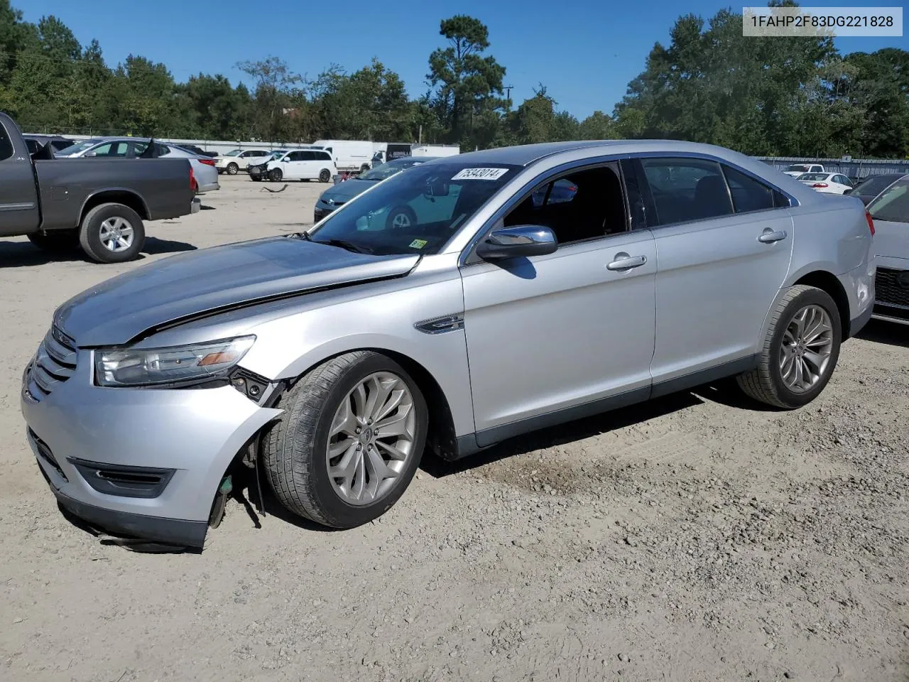 2013 Ford Taurus Limited VIN: 1FAHP2F83DG221828 Lot: 75343014