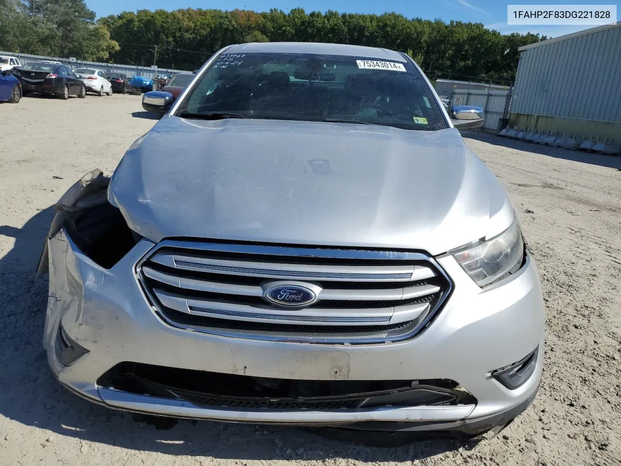 2013 Ford Taurus Limited VIN: 1FAHP2F83DG221828 Lot: 75343014