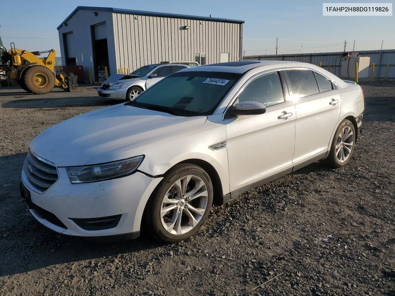 2013 Ford Taurus Sel VIN: 1FAHP2H88DG119826 Lot: 75444374