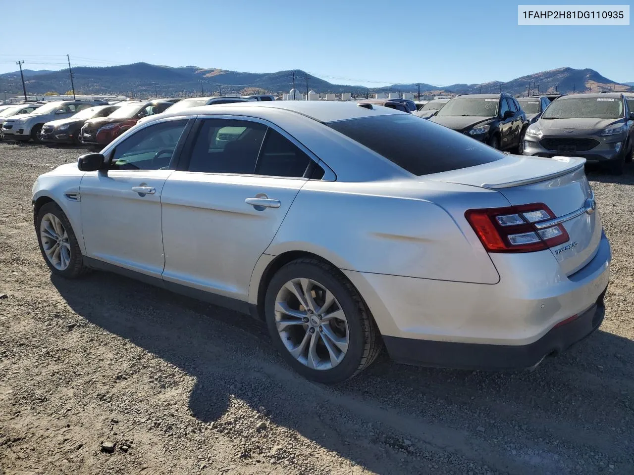 2013 Ford Taurus Sel VIN: 1FAHP2H81DG110935 Lot: 75541704