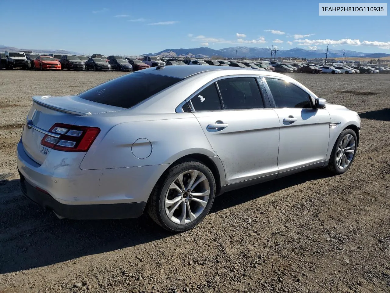 2013 Ford Taurus Sel VIN: 1FAHP2H81DG110935 Lot: 75541704