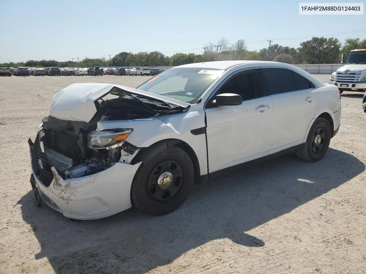 2013 Ford Taurus Police Interceptor VIN: 1FAHP2M88DG124403 Lot: 75631054