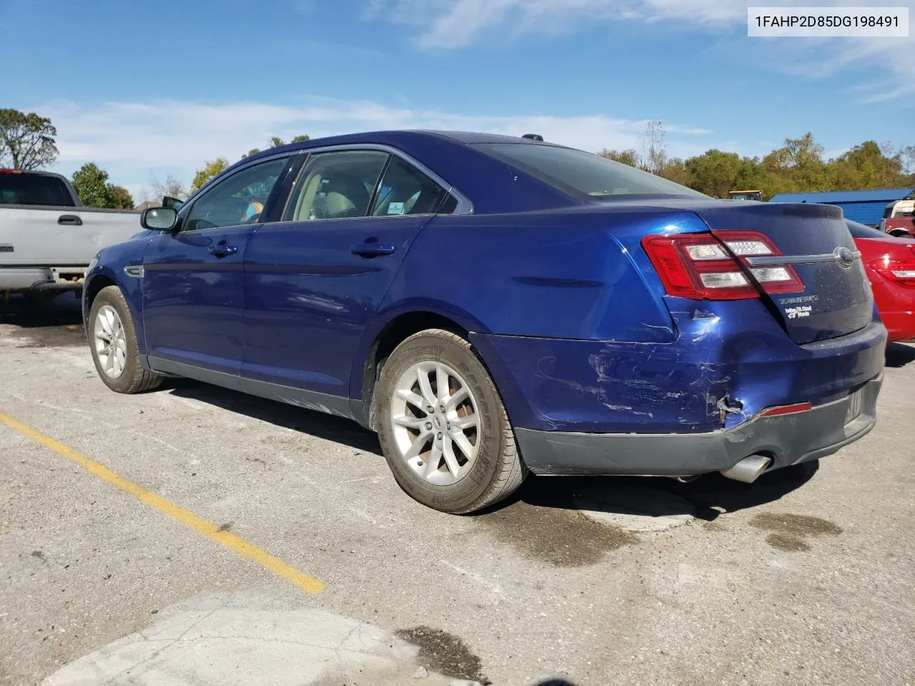 2013 Ford Taurus Se VIN: 1FAHP2D85DG198491 Lot: 75819994