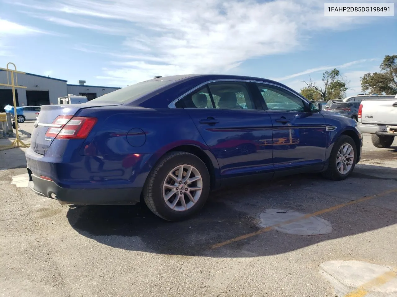 2013 Ford Taurus Se VIN: 1FAHP2D85DG198491 Lot: 75819994