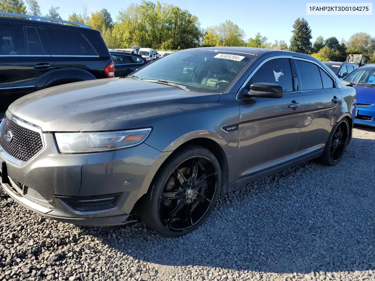 2013 Ford Taurus Sho VIN: 1FAHP2KT3DG104275 Lot: 76305204