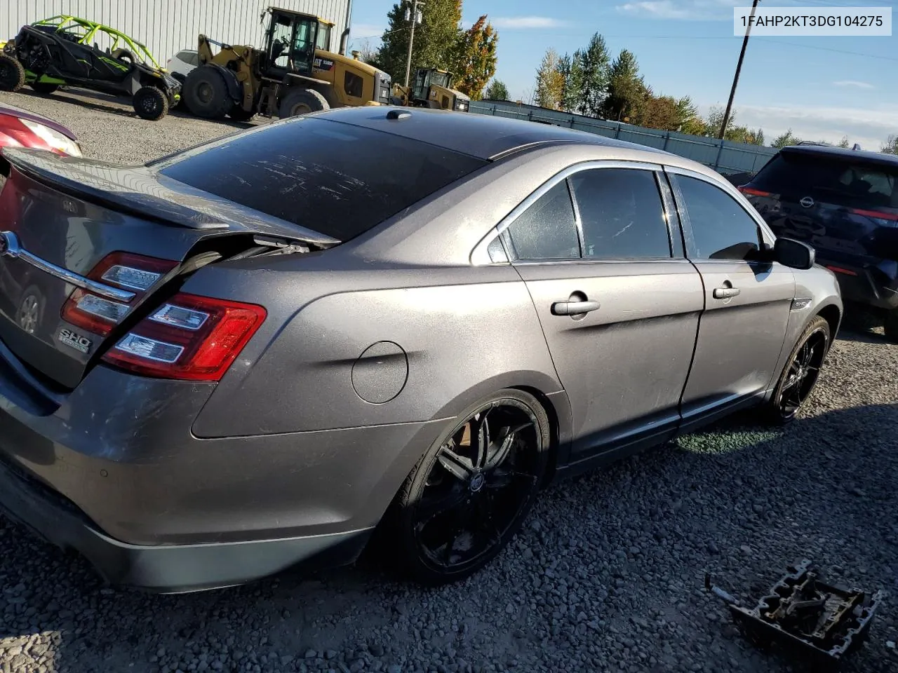 2013 Ford Taurus Sho VIN: 1FAHP2KT3DG104275 Lot: 76305204