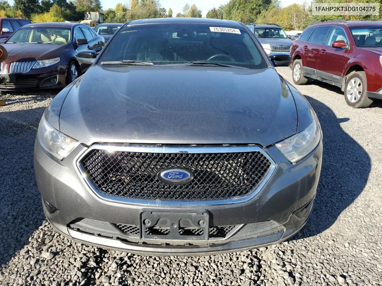 2013 Ford Taurus Sho VIN: 1FAHP2KT3DG104275 Lot: 76305204