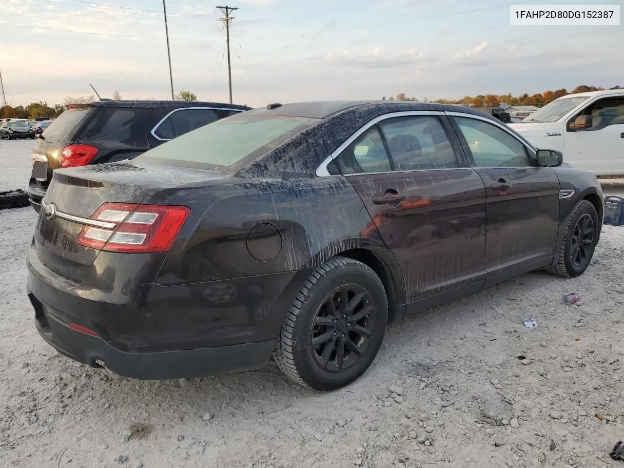 2013 Ford Taurus Se VIN: 1FAHP2D80DG152387 Lot: 76734964