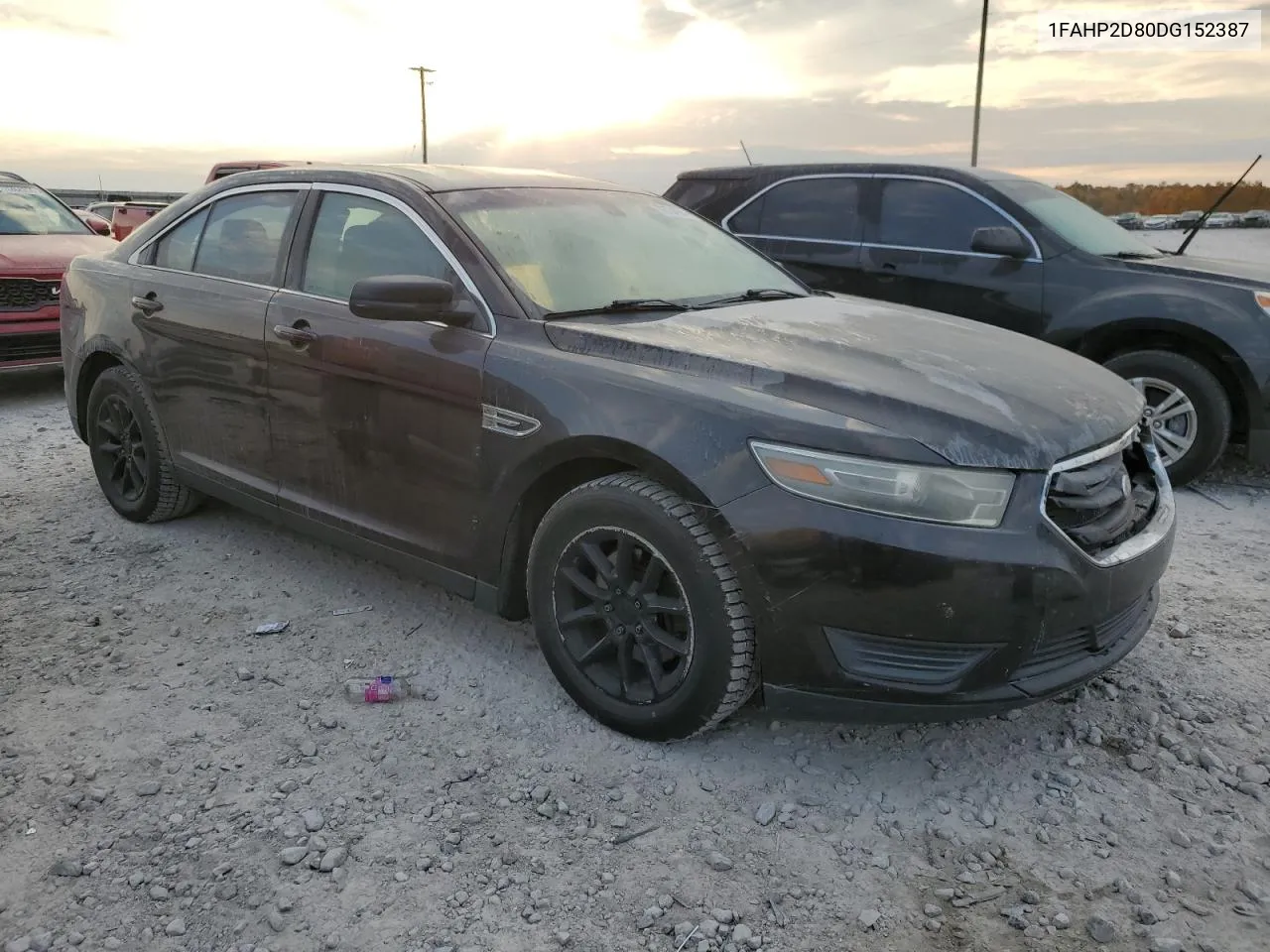 2013 Ford Taurus Se VIN: 1FAHP2D80DG152387 Lot: 76734964