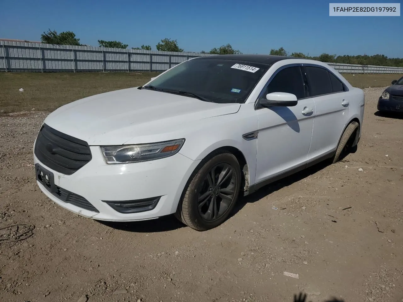 2013 Ford Taurus Sel VIN: 1FAHP2E82DG197992 Lot: 76911514