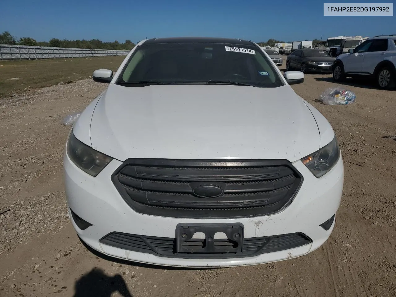 2013 Ford Taurus Sel VIN: 1FAHP2E82DG197992 Lot: 76911514