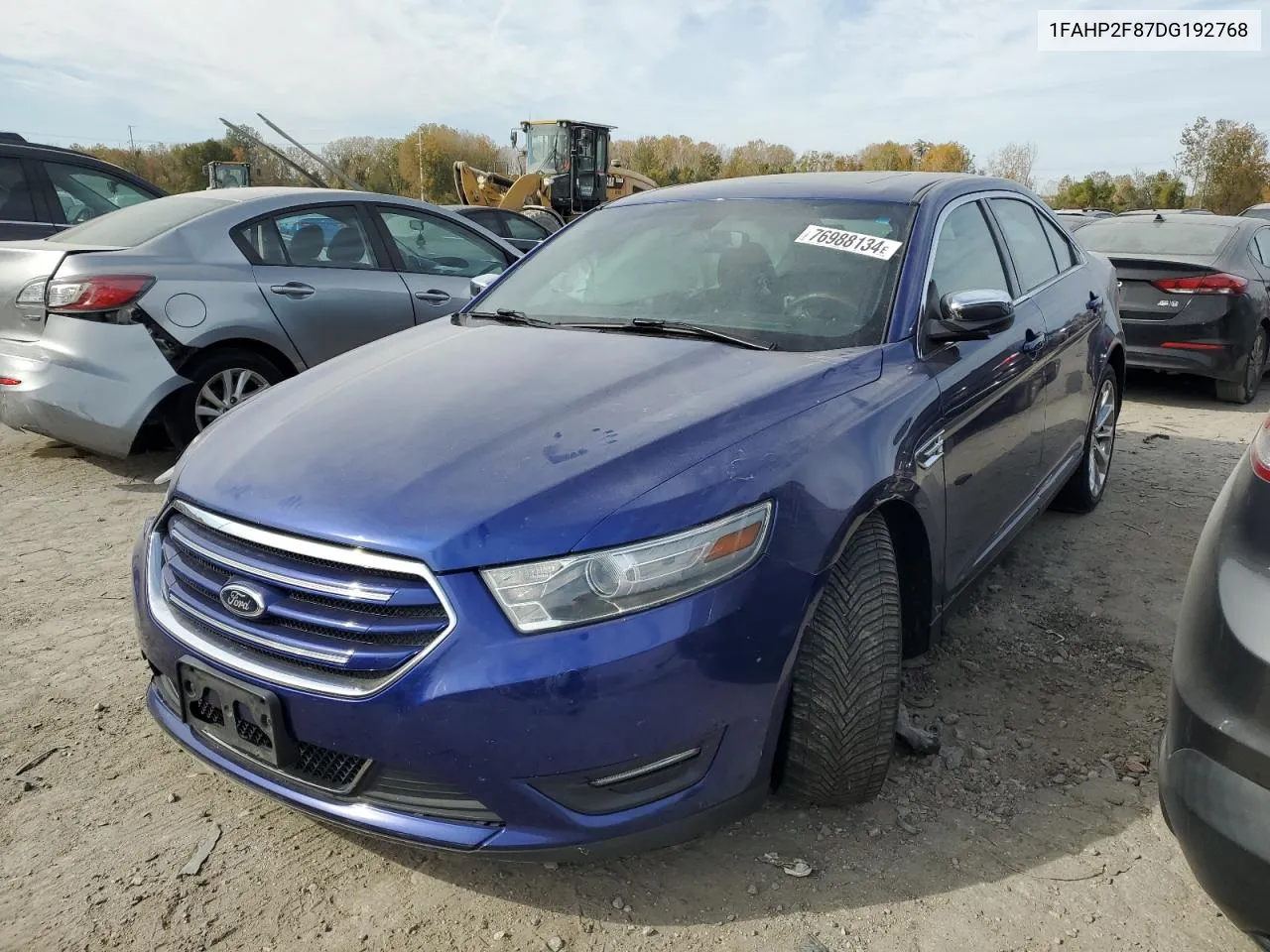 2013 Ford Taurus Limited VIN: 1FAHP2F87DG192768 Lot: 76988134