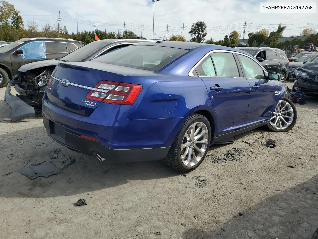 2013 Ford Taurus Limited VIN: 1FAHP2F87DG192768 Lot: 76988134