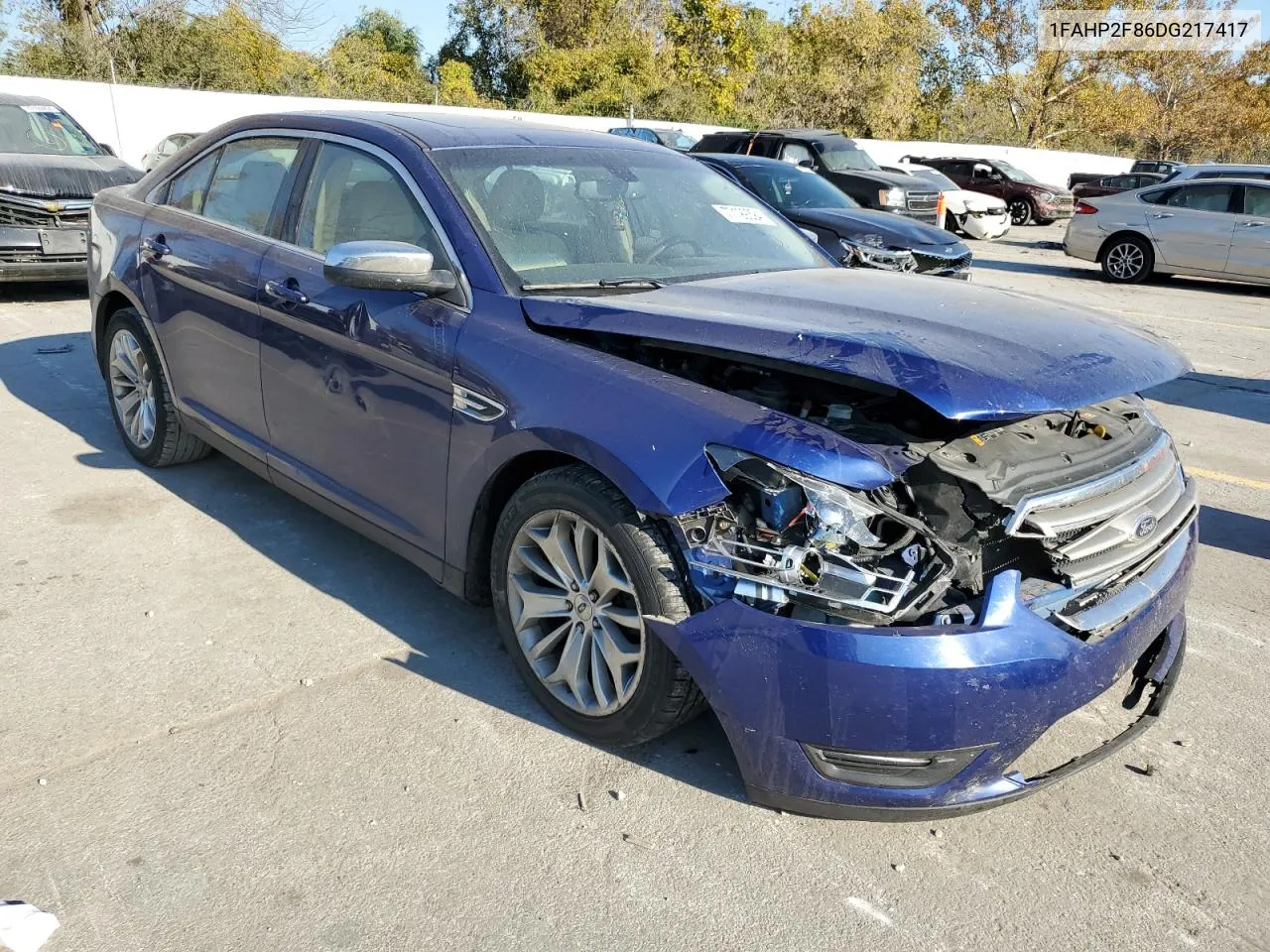 2013 Ford Taurus Limited VIN: 1FAHP2F86DG217417 Lot: 77199394