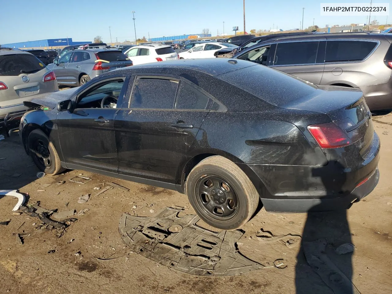 2013 Ford Taurus Police Interceptor VIN: 1FAHP2MT7DG222374 Lot: 77440764