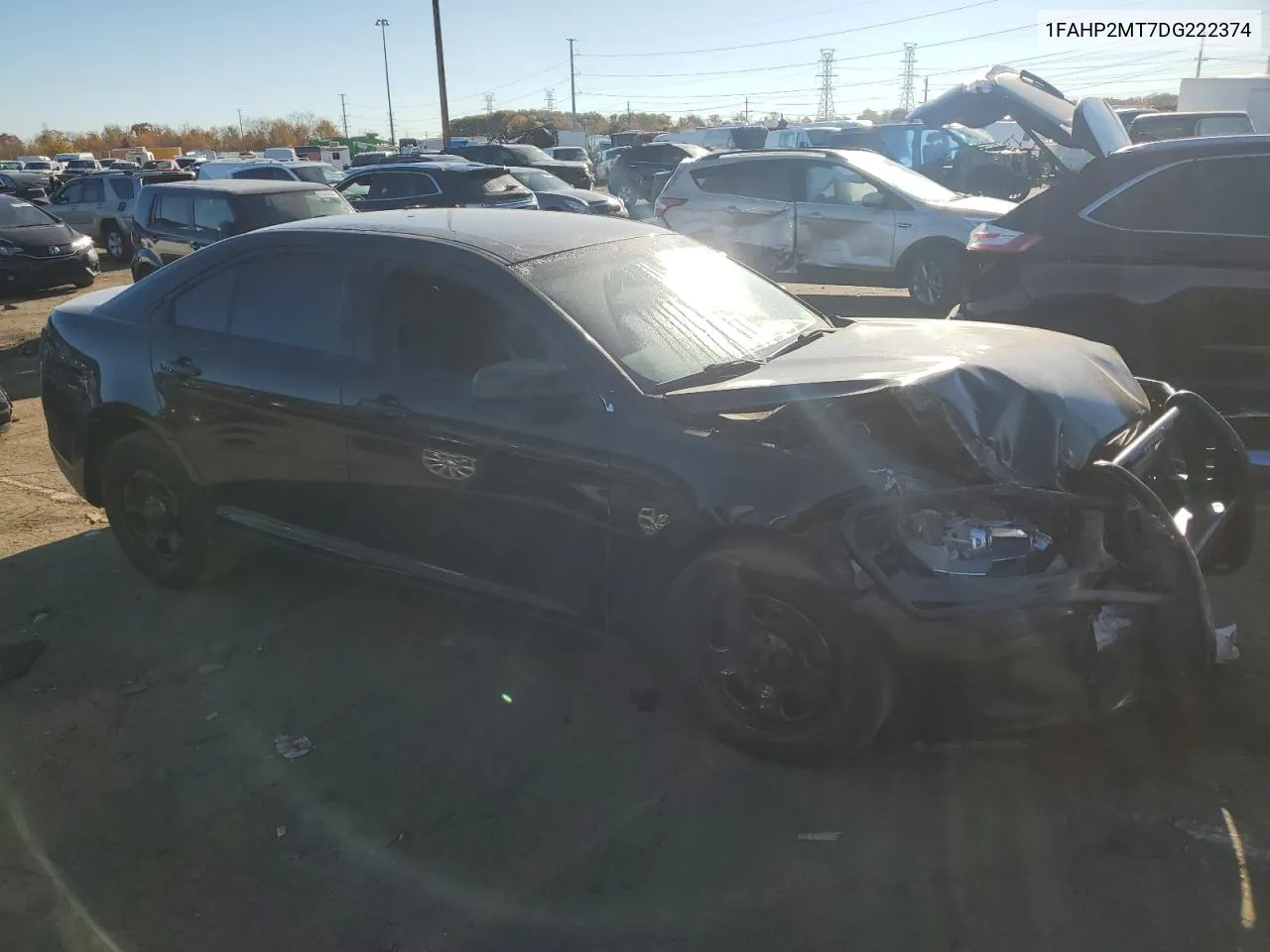 2013 Ford Taurus Police Interceptor VIN: 1FAHP2MT7DG222374 Lot: 77440764