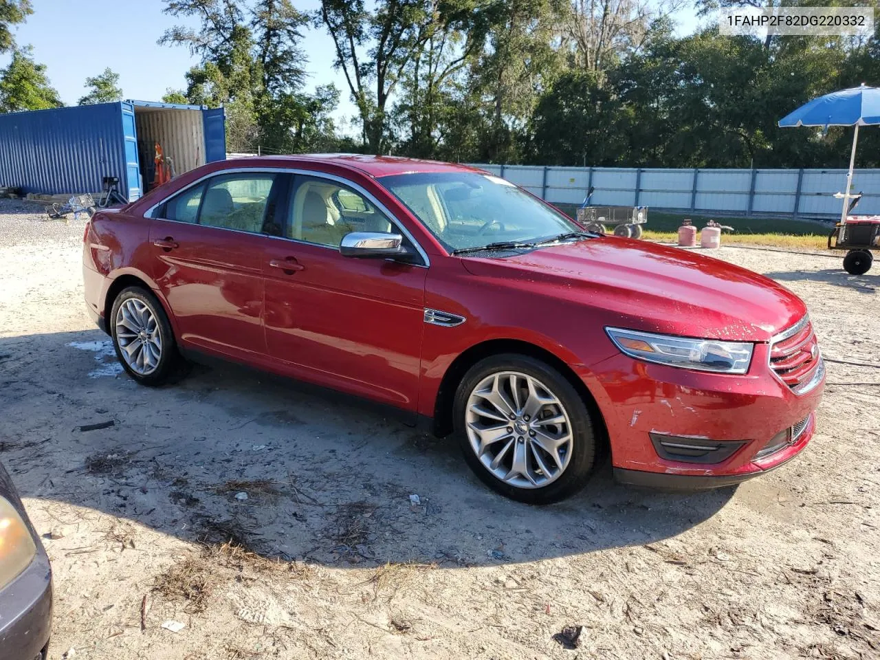 2013 Ford Taurus Limited VIN: 1FAHP2F82DG220332 Lot: 77779454