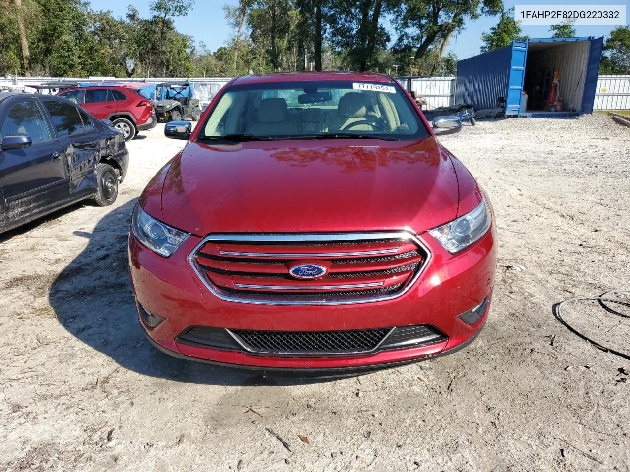 2013 Ford Taurus Limited VIN: 1FAHP2F82DG220332 Lot: 77779454