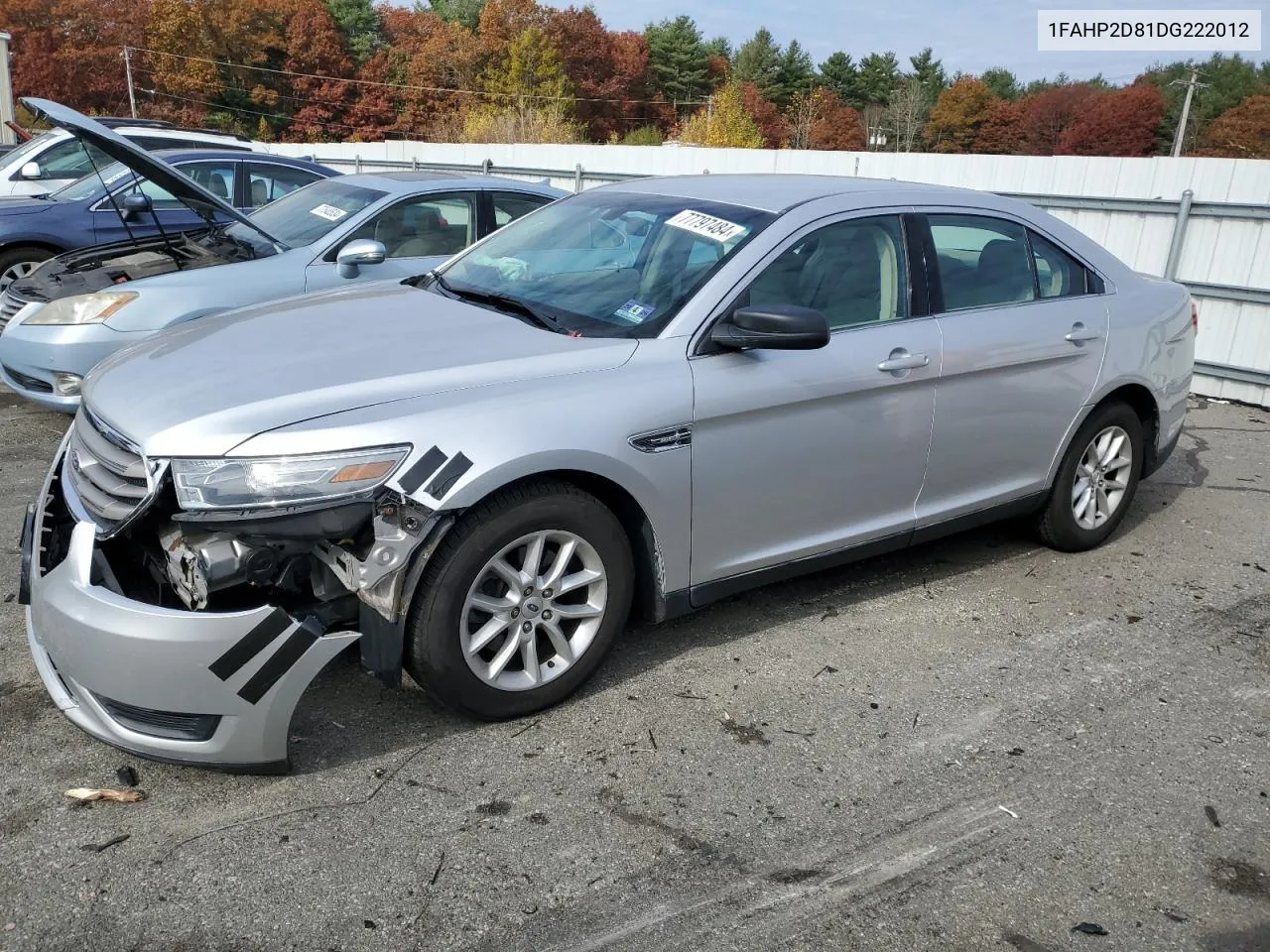 2013 Ford Taurus Se VIN: 1FAHP2D81DG222012 Lot: 77797484