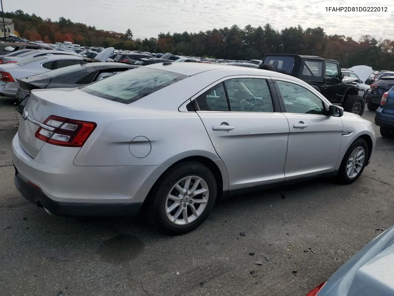 2013 Ford Taurus Se VIN: 1FAHP2D81DG222012 Lot: 77797484