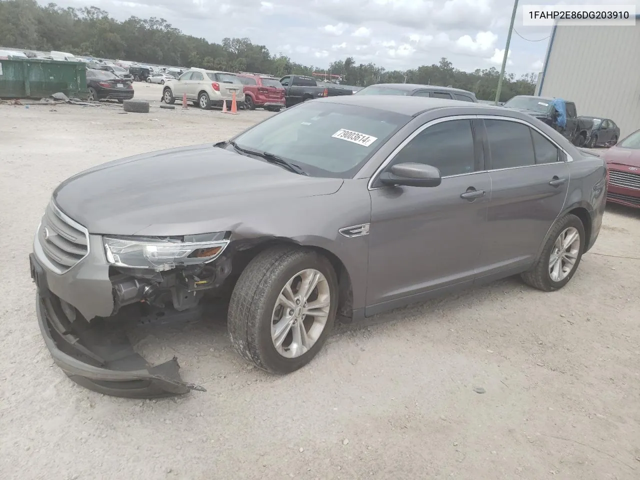 2013 Ford Taurus Sel VIN: 1FAHP2E86DG203910 Lot: 79003614