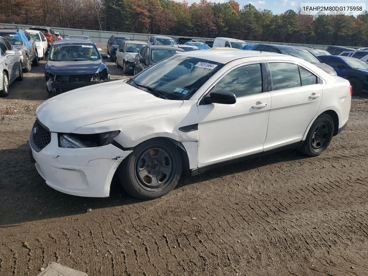 2013 Ford Taurus Police Interceptor VIN: 1FAHP2M80DG175958 Lot: 79081664