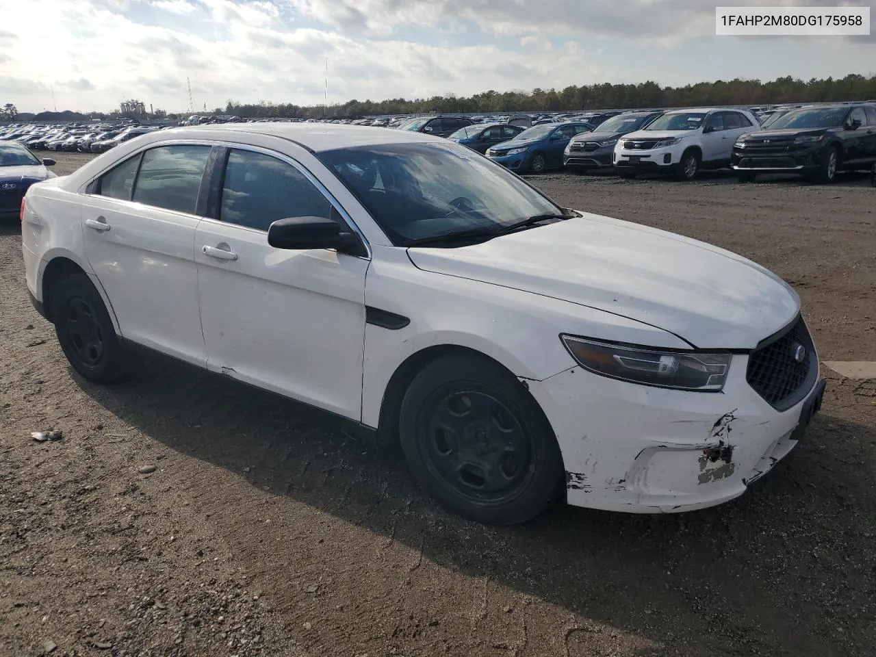 2013 Ford Taurus Police Interceptor VIN: 1FAHP2M80DG175958 Lot: 79081664