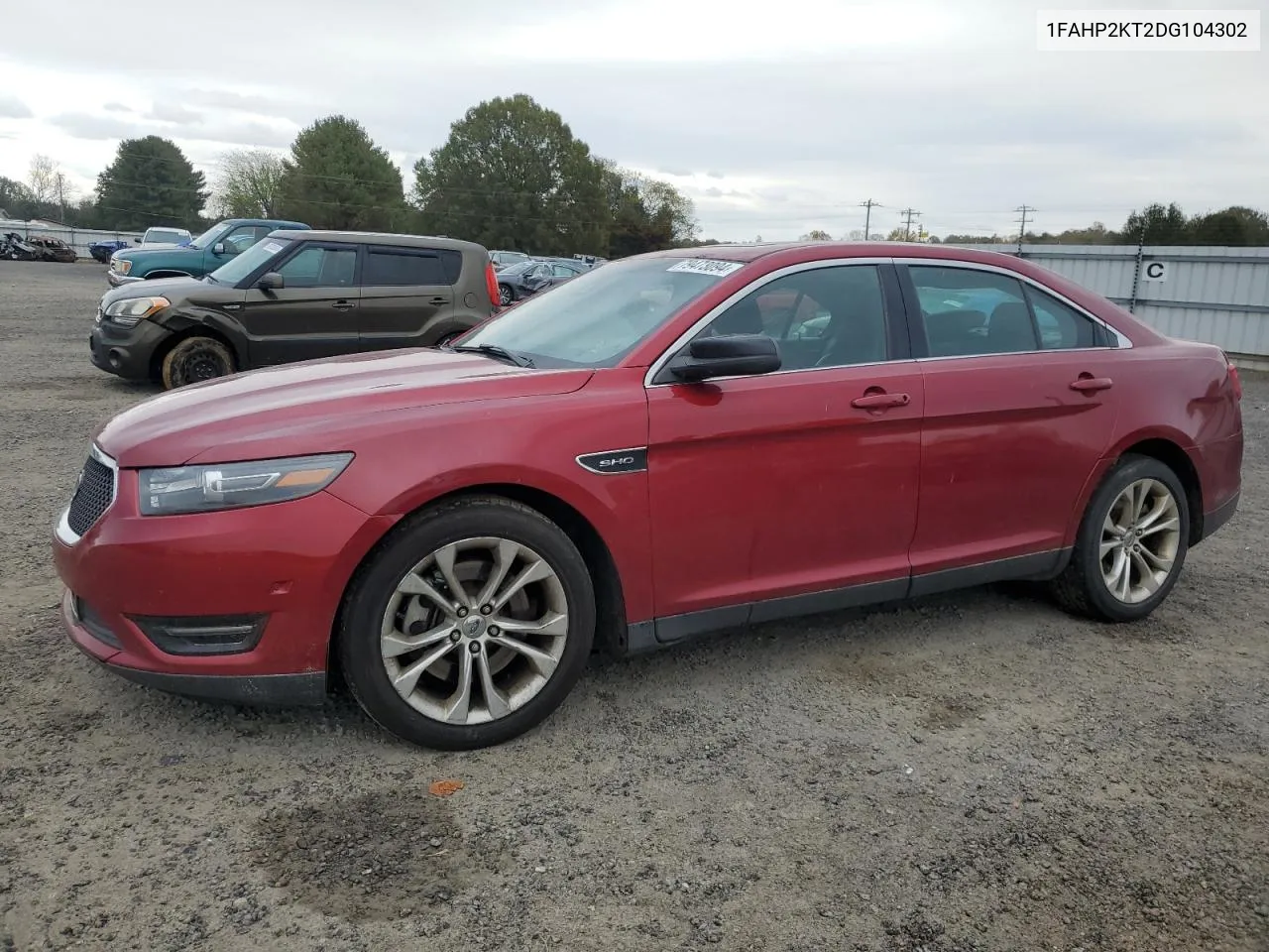 2013 Ford Taurus Sho VIN: 1FAHP2KT2DG104302 Lot: 79473094