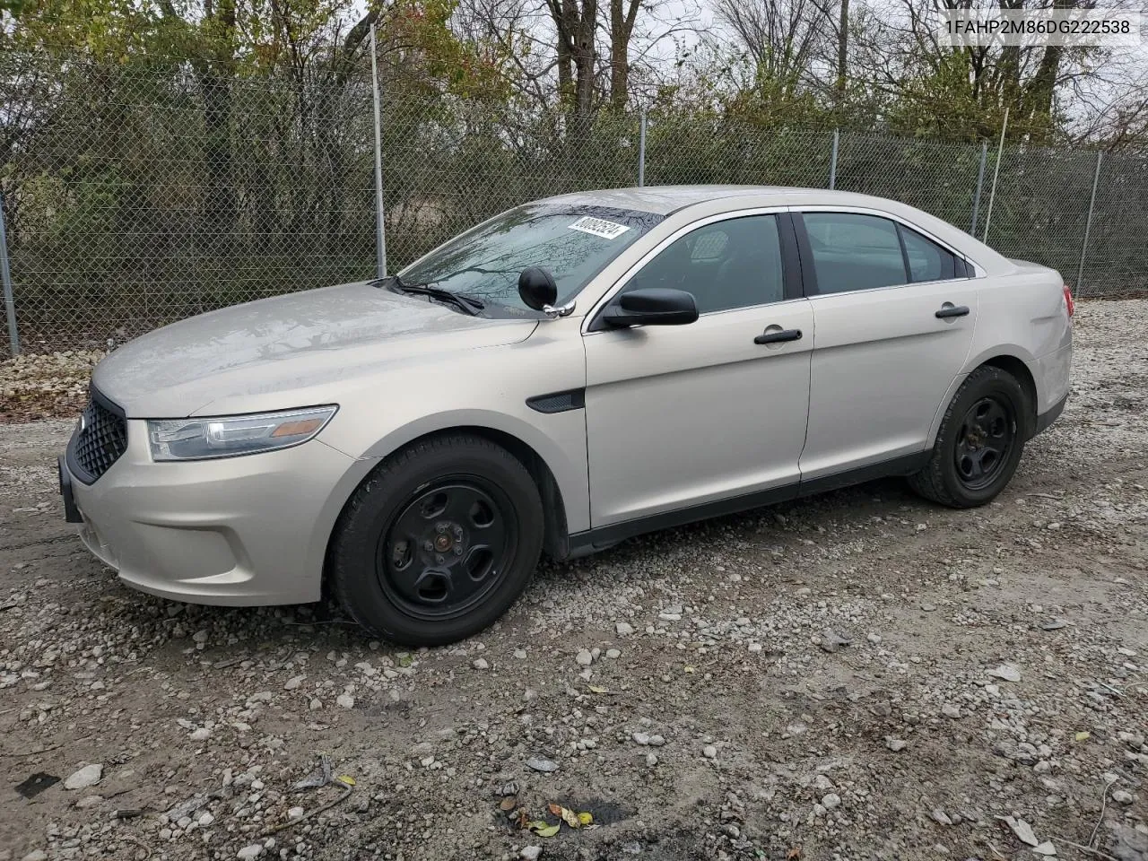 2013 Ford Taurus Police Interceptor VIN: 1FAHP2M86DG222538 Lot: 80092524