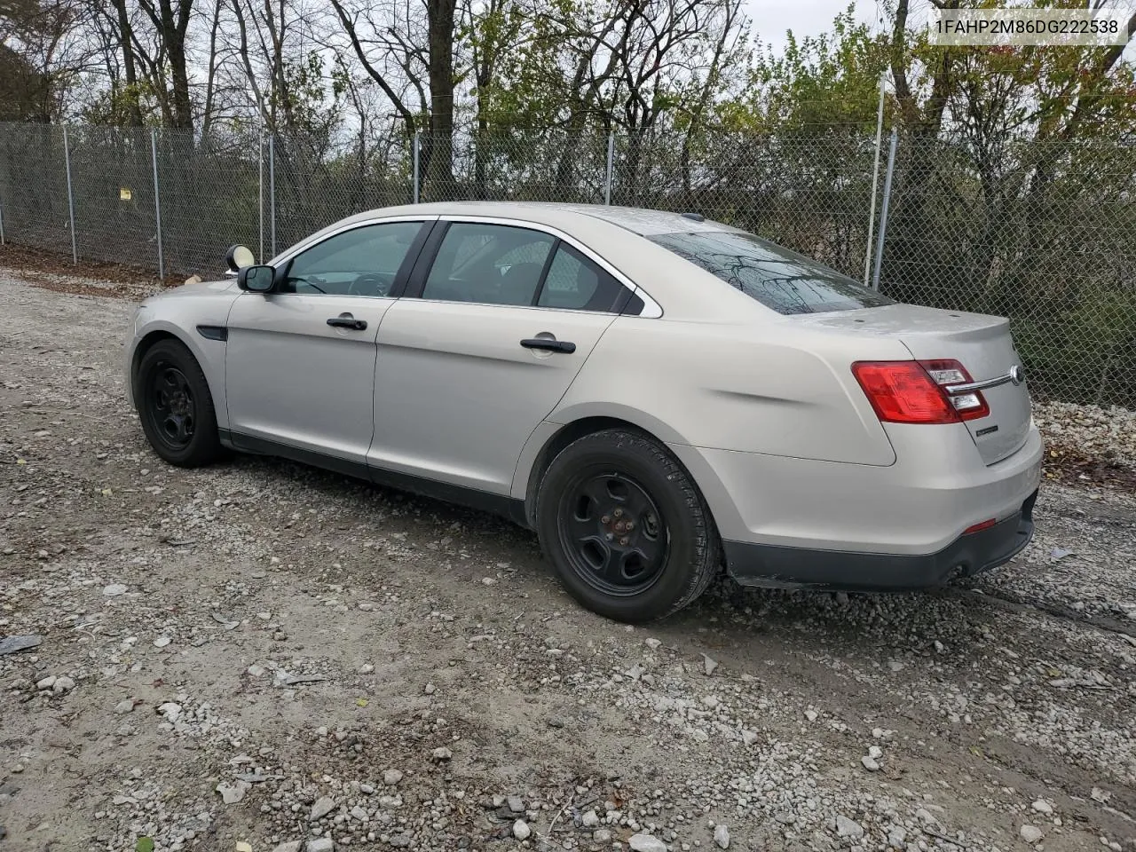 2013 Ford Taurus Police Interceptor VIN: 1FAHP2M86DG222538 Lot: 80092524