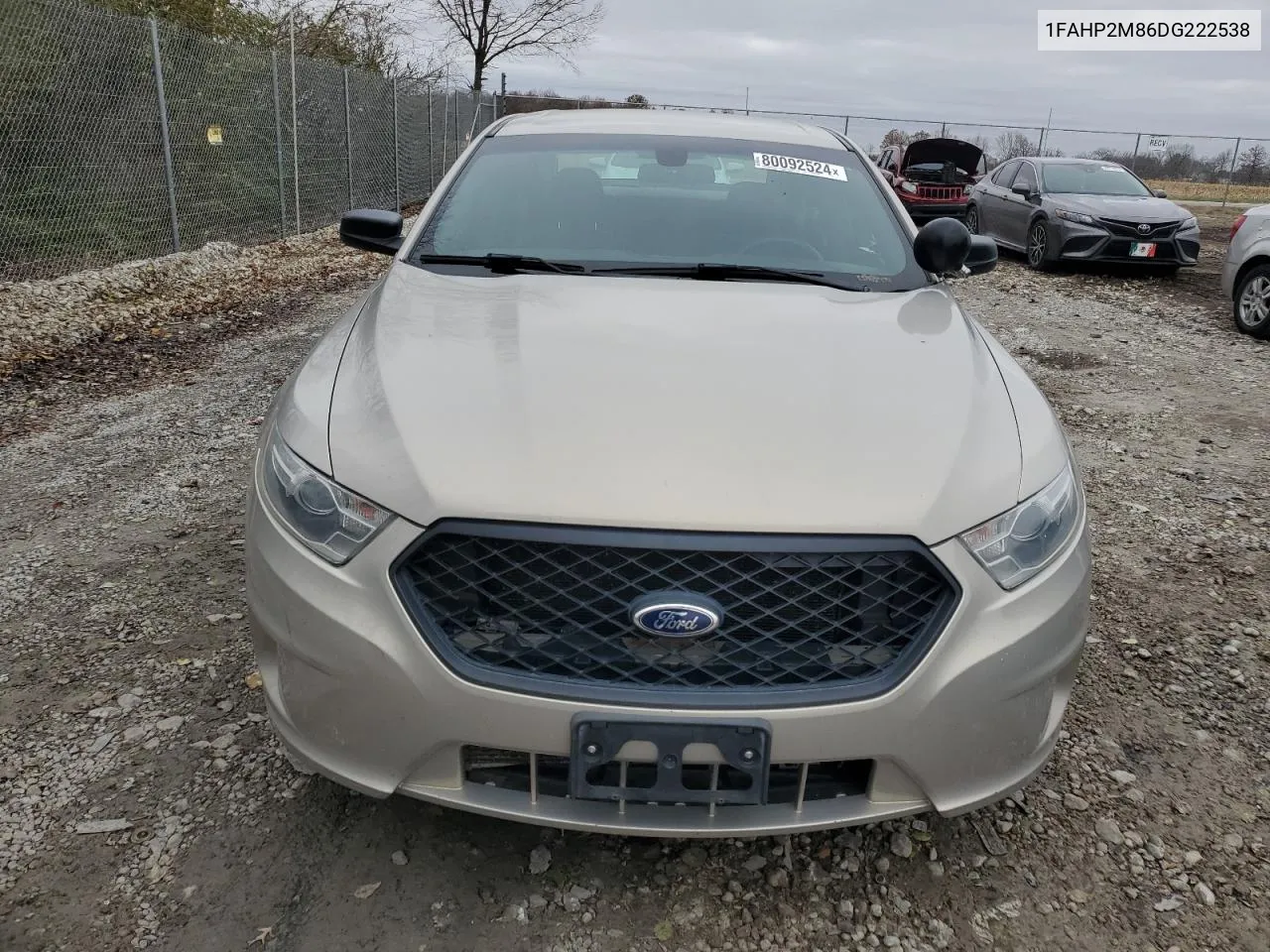 2013 Ford Taurus Police Interceptor VIN: 1FAHP2M86DG222538 Lot: 80092524