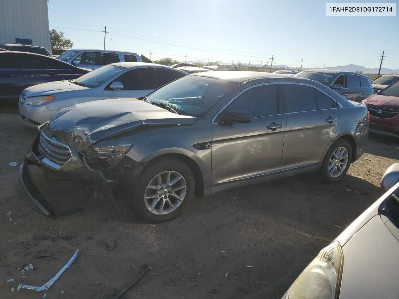 2013 Ford Taurus Se VIN: 1FAHP2D81DG172714 Lot: 80370404