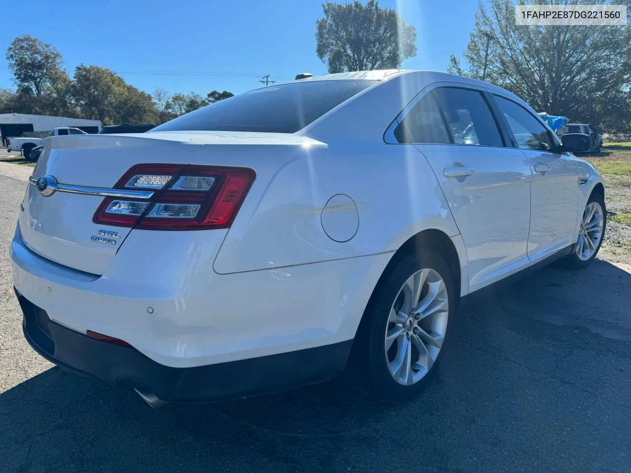 2013 Ford Taurus Sel VIN: 1FAHP2E87DG221560 Lot: 80505944