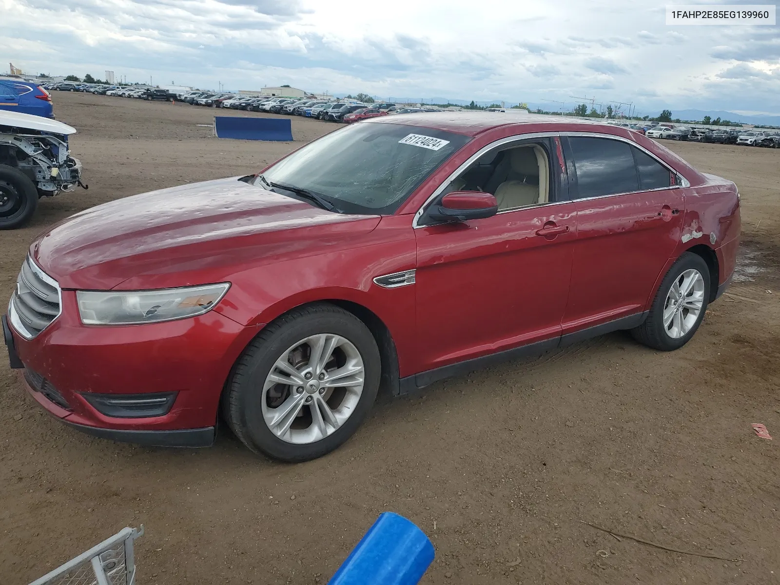 2014 Ford Taurus Sel VIN: 1FAHP2E85EG139960 Lot: 61124024