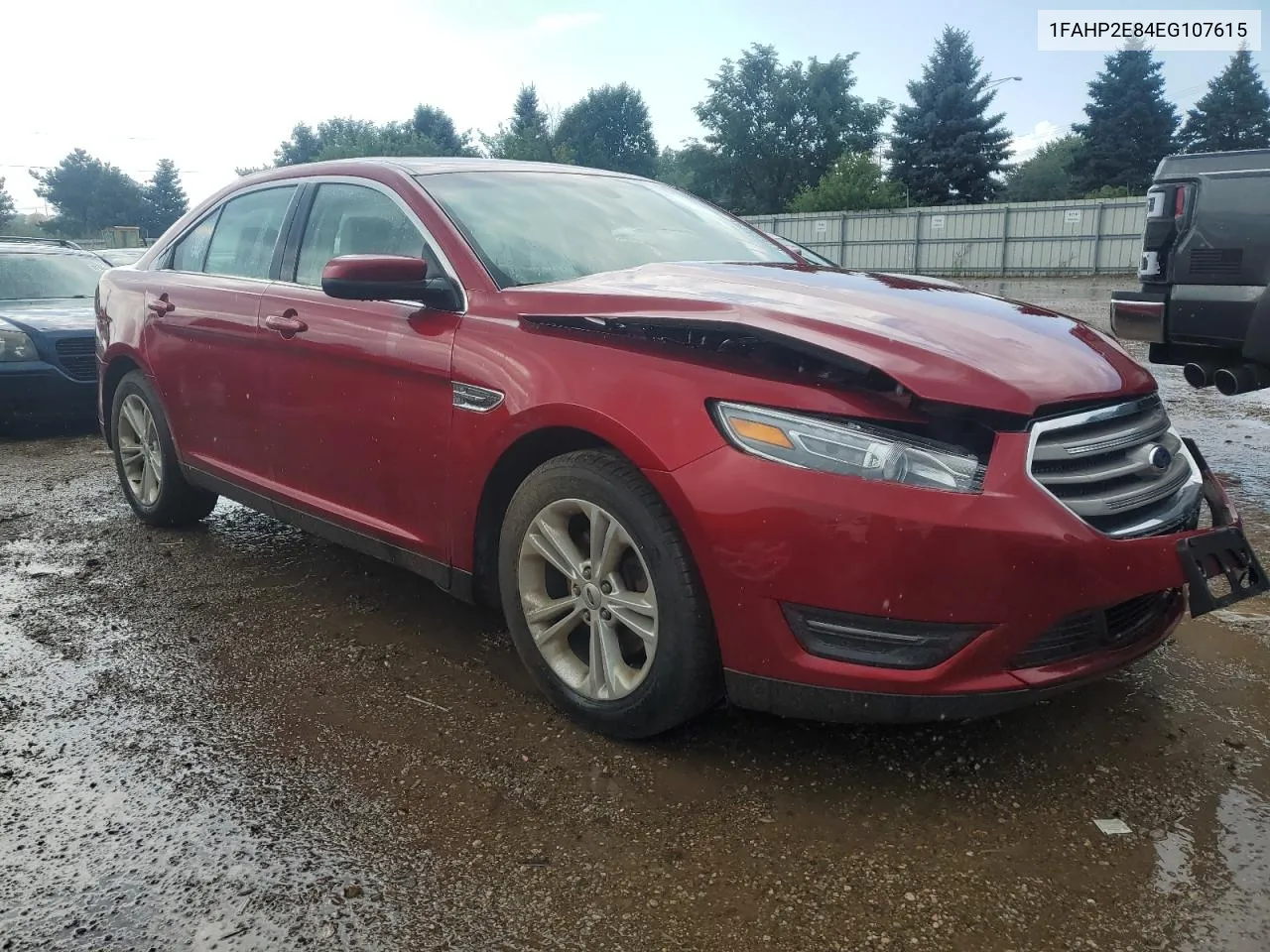 2014 Ford Taurus Sel VIN: 1FAHP2E84EG107615 Lot: 61992674