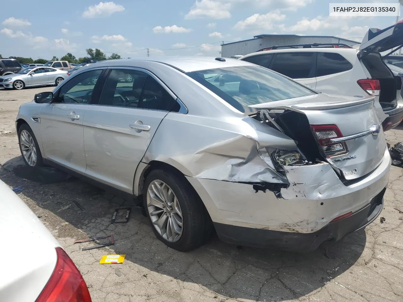 2014 Ford Taurus Limited VIN: 1FAHP2J82EG135340 Lot: 62295994