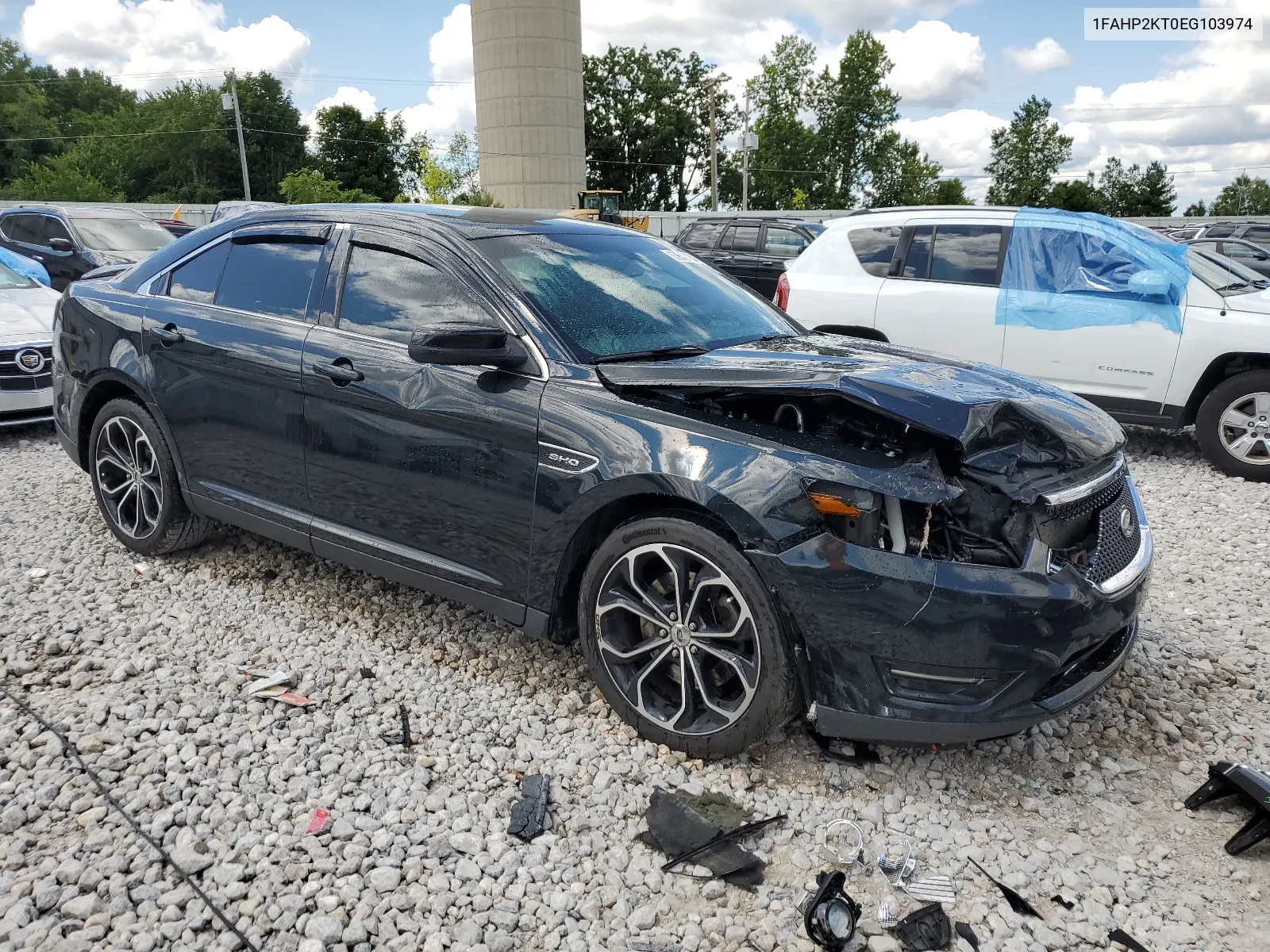 2014 Ford Taurus Sho VIN: 1FAHP2KT0EG103974 Lot: 63640384