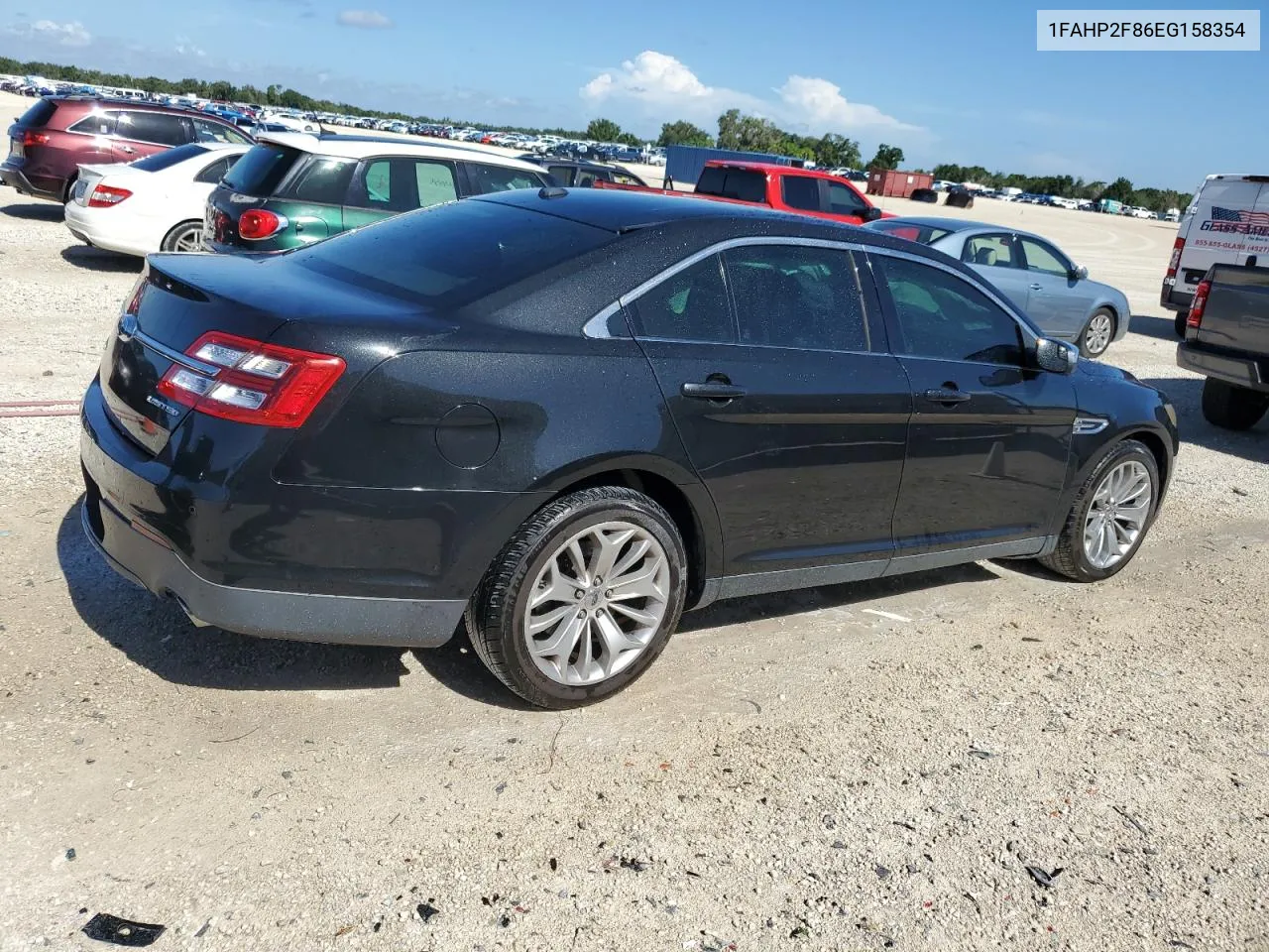 2014 Ford Taurus Limited VIN: 1FAHP2F86EG158354 Lot: 63869764