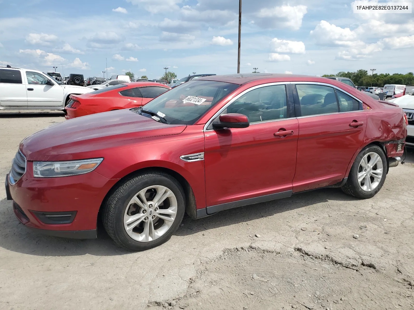 2014 Ford Taurus Sel VIN: 1FAHP2E82EG137244 Lot: 66321334