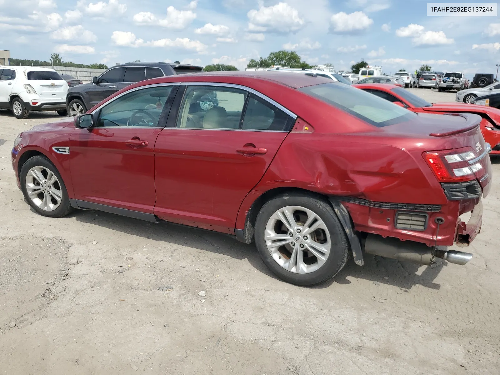 2014 Ford Taurus Sel VIN: 1FAHP2E82EG137244 Lot: 66321334