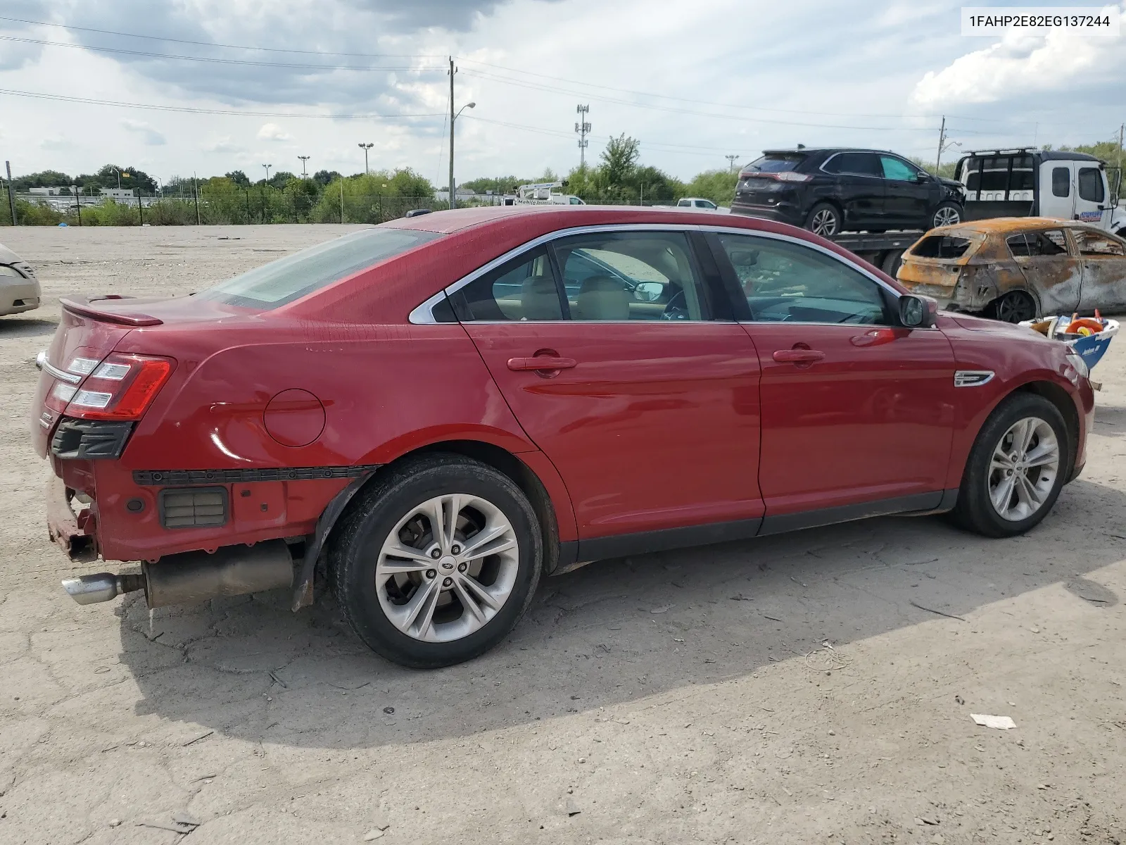 2014 Ford Taurus Sel VIN: 1FAHP2E82EG137244 Lot: 66321334