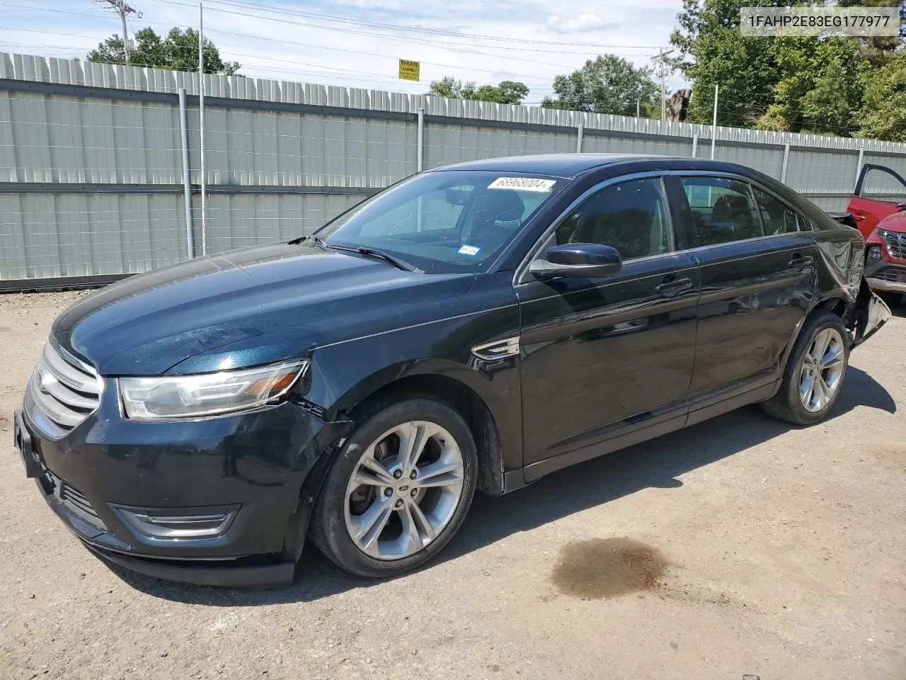 2014 Ford Taurus Sel VIN: 1FAHP2E83EG177977 Lot: 68968004